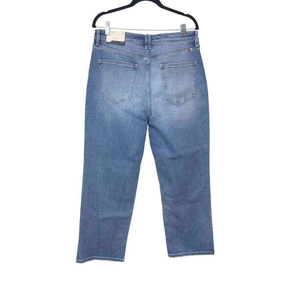 Kancan 90's Highrise Straight Cross Over Waist Stretch Jeans sz 30 NWT - Picture 6 of 9